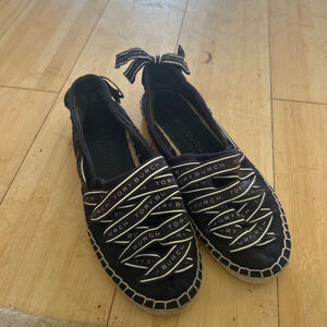 Tory Burch logo flats